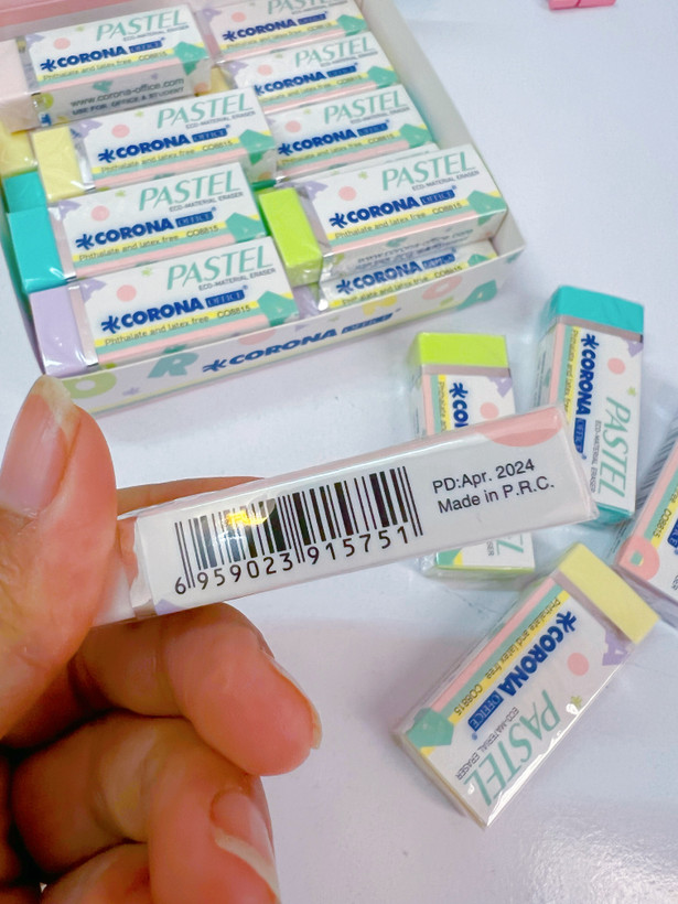پاک کن پاستیلی سایز بزرگ corona